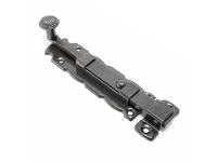 ЗД-150-SL Задвижка дверная "Декор"  черный матовый НОЭЗ