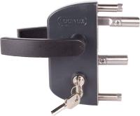 LAKZ4040P1L7016VCAP Накладной замок LOCINOX под квадратный профиль 40 мм, цвет RAL 7016.