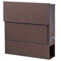 65.319 ящик почтовый уличный. Цвет коричневый металлик