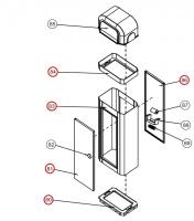ASB.209 Тумба шлагбаума (стойка)