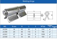JL50A Петля усиленная приварная 16х92 мм