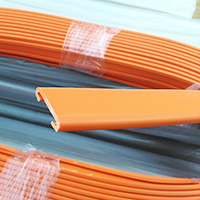 Поручень ПВХ 40*4 (оранжевый)