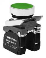 ВК21-ВА35 Выключатель кнопочный 1з+1р зеленый