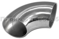 Отвод поручня под сварку для д38,1х1.45мм, полированный 400GRID