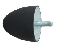 471030РМ  IBFM резиновый конический отбойник 30мм под прикручивание со шпилькой М6