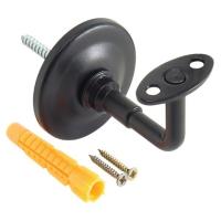 ОП-75-3-SL  опора для перил черный матовый HOЭ3