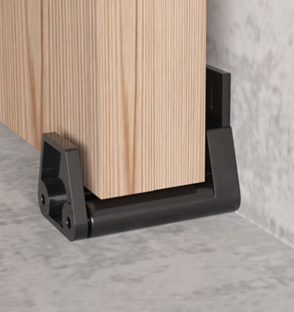 708 Нижний пластиковый фиксатор двери регулируемый.