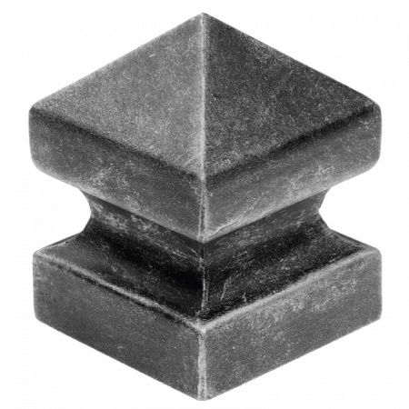 62.106 cтальная крышка-пирамидка для столба 60x60xH86 мм