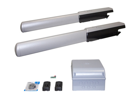 Комплект ATI3000 - Комплект автоматики для двухстворчатых распашных ворот на основе привода А3000А (блок управления ZF1N, радиоуправление, фотоэлементы)