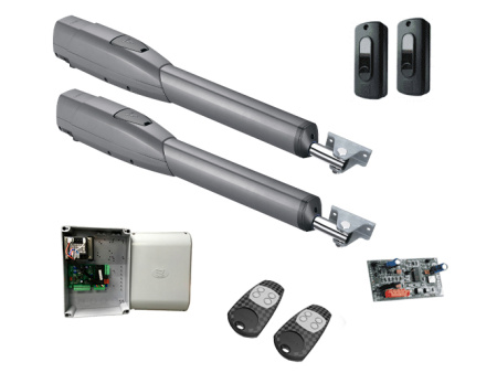 Комплект ATS30AGS - Комплект автоматики для распашных ворот на основе привода ATS30AGS (блок управления ZF1N, радиоуправление, фотоэлементы)