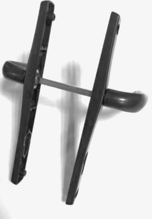 1122.00.313 Нажимной гарнитур 25/85, подпруж., Ral 9005 M STUBLINA