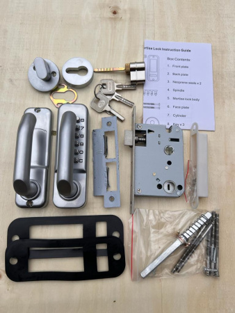 OS209B Односторонний механический кодовый замок. Серебро