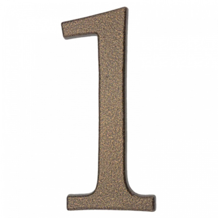 64.141 Цифра алюминиевая **1**. Цвет золотистый-коричневый