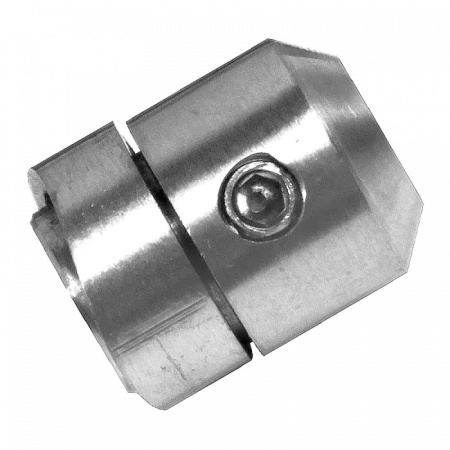 N03.1206.4US тросовый ввод ø6 мм, крепится к стойке ø42,4 мм или на плоскость, Сатина