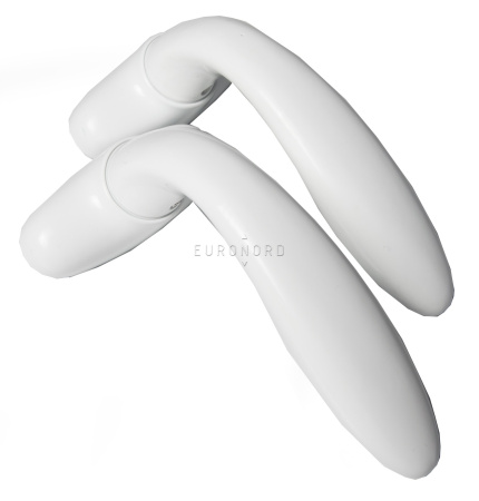 1032.00.315 Гарнитур нажимной ручка+ручка, без планки, цвет 9006