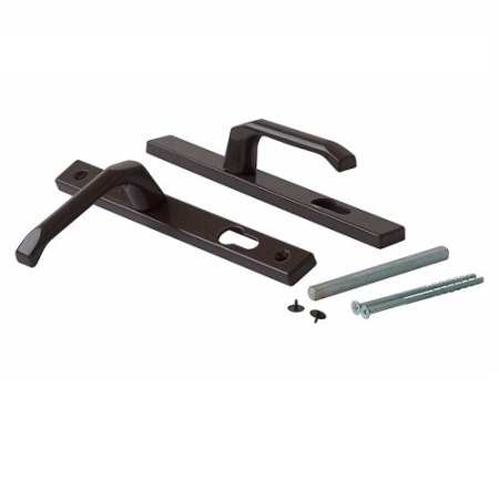 Hermes Гарнитур нажимной 85/1 Коричневый RAL8019 (ATS0030.05)