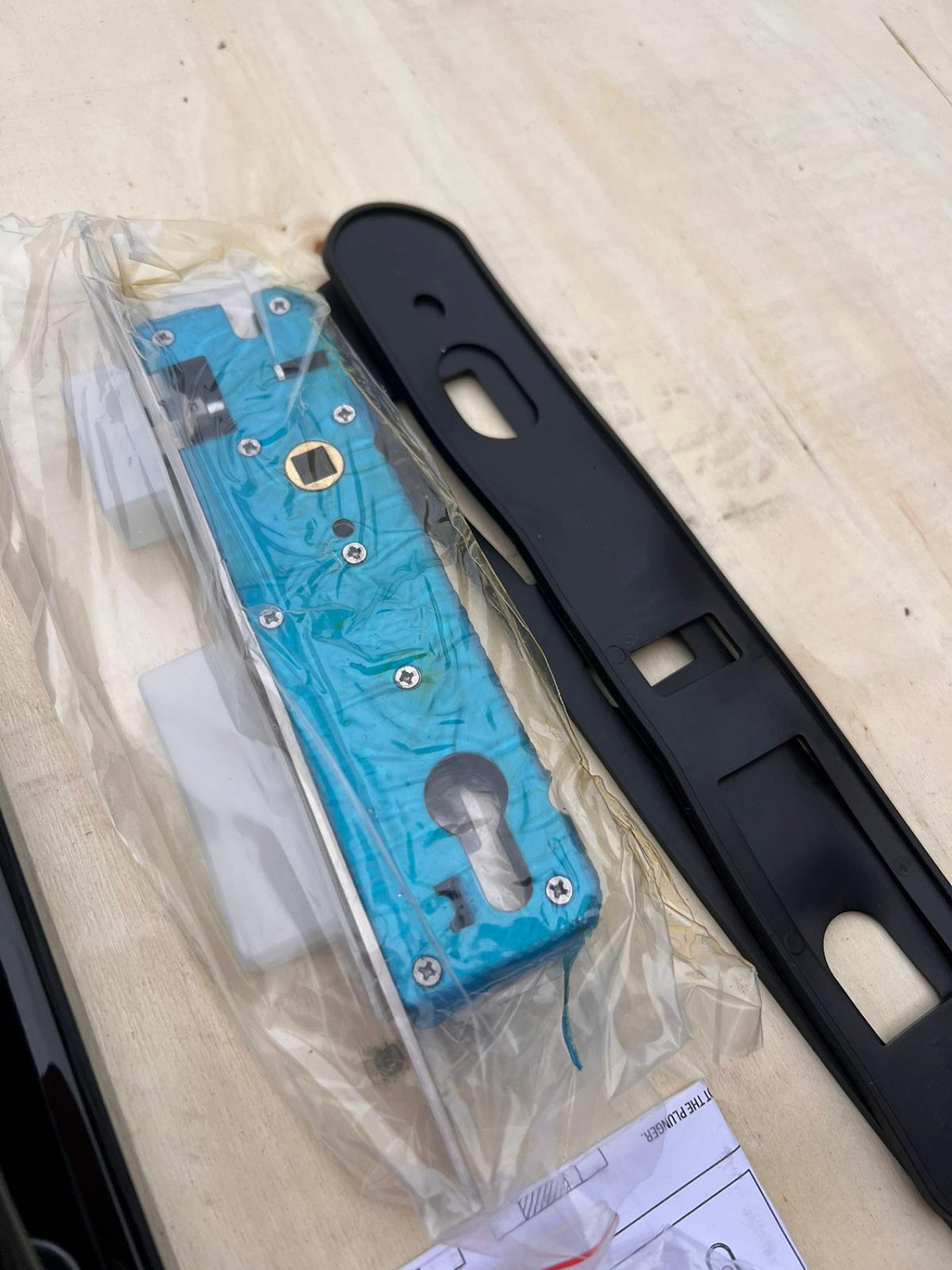 OS209CSBLACK Двусторонний механический кодовый замок. Цвет черный.